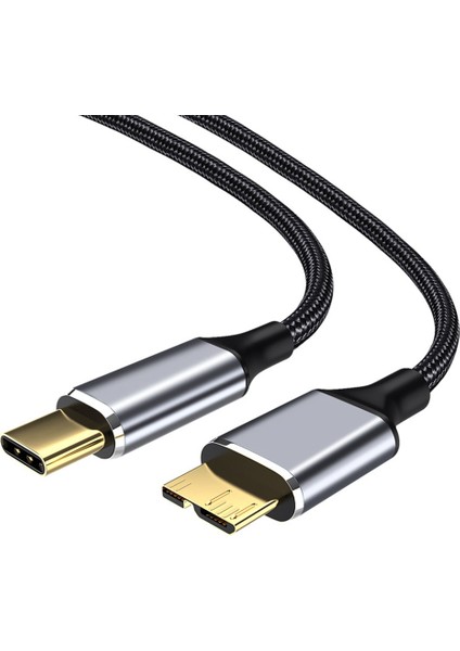 Typec - Micro-Usb 3.0 Kablosu 5gbps 5A Hızlı Şarj Kablosu,b (Yurt Dışından)