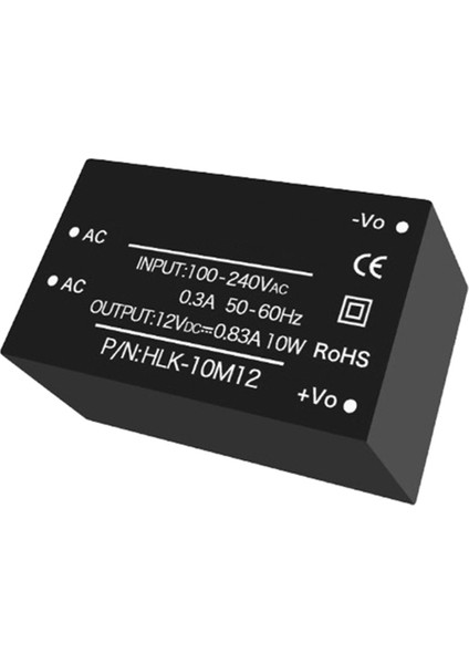 5 Adet Ac-Dc Güç Kaynağı Modülü Ac Dc Dönüştürücü 220V Ila 12V 10W (Yurt Dışından)