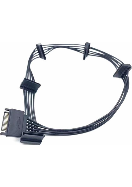 Sata 15PIN 1to5 Sata Sabit Disk Güç Hattı Sabit Disk Genişletme Kablosu (Yurt Dışından)