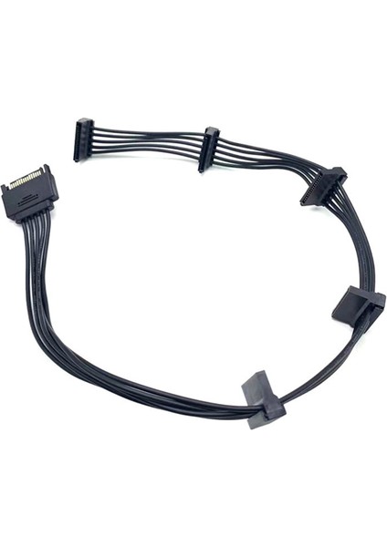 Sata 15PIN 1to5 Sata Sabit Disk Güç Hattı Sabit Disk Genişletme Kablosu (Yurt Dışından)