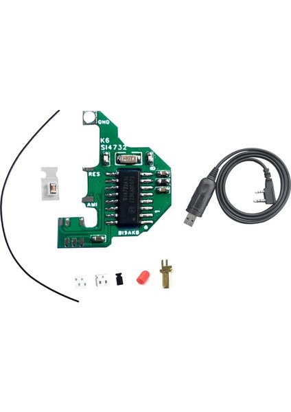 SI4732 Modifikasyon Modülü ve Kristal Osilatör + Programlama Kablosu (Yurt Dışından)