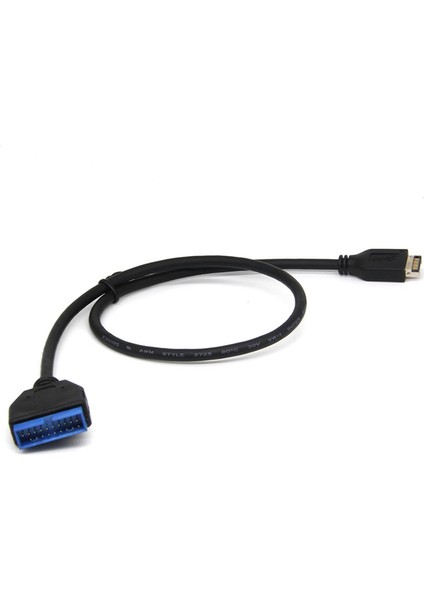 USB 3.1 Tip E Erkek - IDC20P Erkek Adaptör Kablosu 20PIN Uzatma Kablosu (Yurt Dışından)
