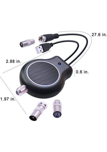 Açık Veya Kapalı Hdtv Anten Amplifikatörü Hd Fm Dvb USB Güç Kaynağı 32DBI (Yurt Dışından) fırsatları