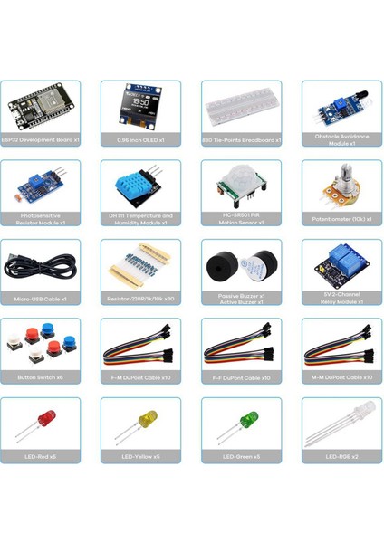 Kit ESP32 ESP-32S Wıfı I Ot Geliştirme Kartı (Yurt Dışından)