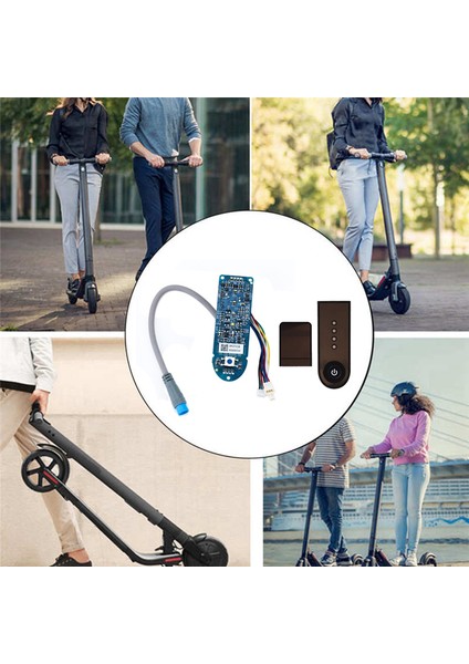 M365 Scooter Bluetooth Gösterge Paneli+Anahtar Devre Kartı Için (Yurt Dışından)