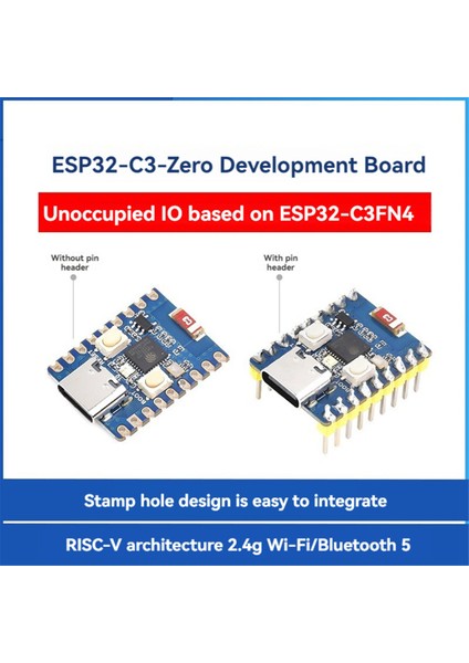 ESP32-C3-ZERO Geliştirme Kartı Wifi Modülü Rısc-V 32-Bit Type-C B (Yurt Dışından) fiyatları