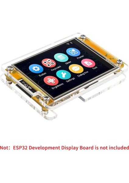 2.8 Inç Ekran ESP32 Geliştirme Kartı Için Akrilik Kasa (Yurt Dışından)