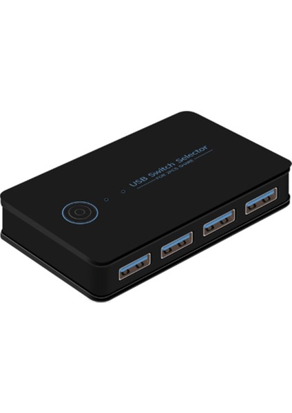 USB 3.0 Kvm Anahtarı 2 Giriş 4 Çıkış Dizüstü Bilgisayar Klavye Yazıcı Için (Yurt Dışından)