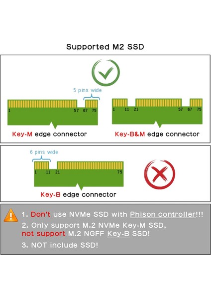 X1000 M.2 Nvme SSD Shield Pcıe Çevre Birimi Kartı 5 (Yurt Dışından)