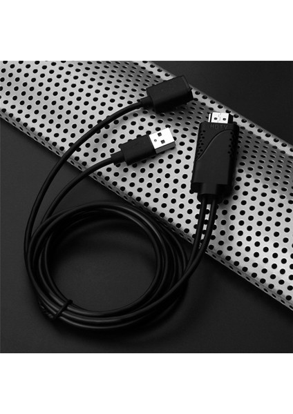 2'si 1 Arada USB Dişi - Uyumlu Erkek Hdtv Adaptör Kablosu 1080P (Yurt Dışından) fırsatları