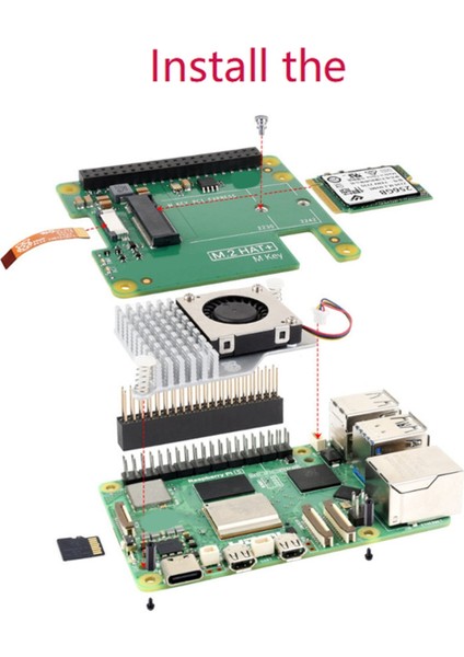 SSD SSD M.2 Hat Için Genişletme Kartı Modülü Modül A ile (Yurt Dışından)