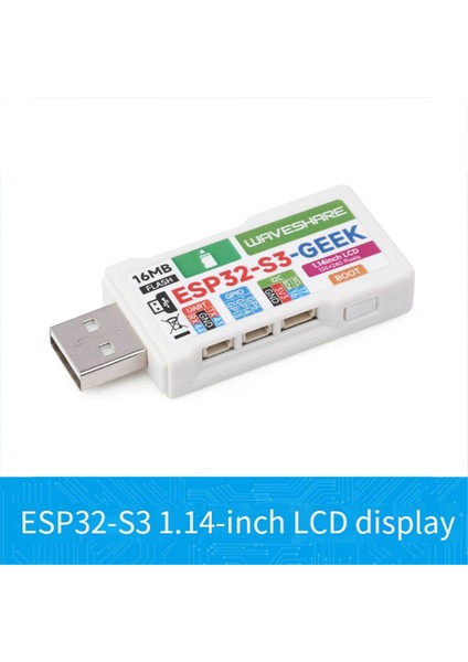 ESP32-S3 Geliştirme Kartı 1.14 Inç LCD Ekran Wifi ve Bluetooth (Yurt Dışından)