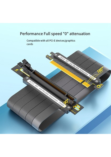 PCIE-E16X - 16X 4.0 Grafik Kartı Uzatma Kablosu A (Yurt Dışından)