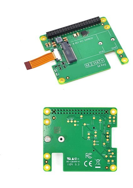 5 M.2 Hat+ Gen2 Gen3 Nvme M.2 SSD 2230/2242 Için (Yurt Dışından)