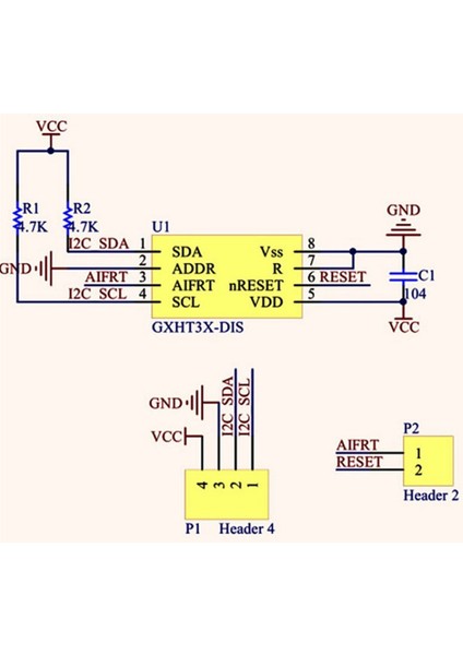 GXHT30 Modülü SHT30 Yüksek Hassasiyetli Dijital Sıcaklık ve Nem (Yurt Dışından)