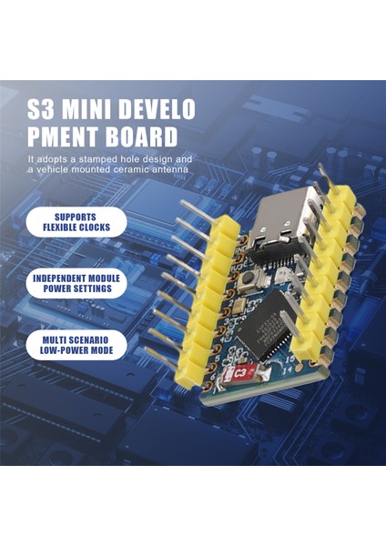 ESP32-S3-ZERO Mini Geliştirme Kartı Wifi Bluetooth Ultra Küçük Boyut (Yurt Dışından)