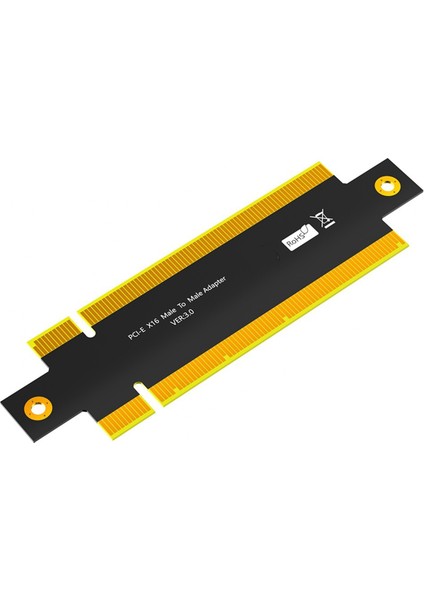 Pcı Express 3.0 16X Erkekten Erkeğe Adaptör Konnektörü Yükseltici Dönüştürücü (Yurt Dışından)