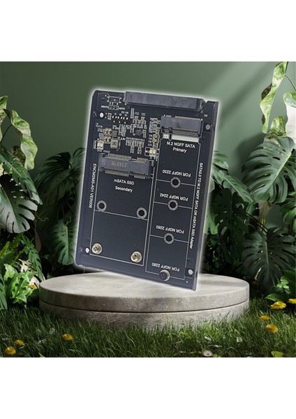 SSD Kasa Muhafazası M2 Sata + Msata'dan Sata3.0'a 6gb Adaptör Yükseltici Kart (Yurt Dışından)