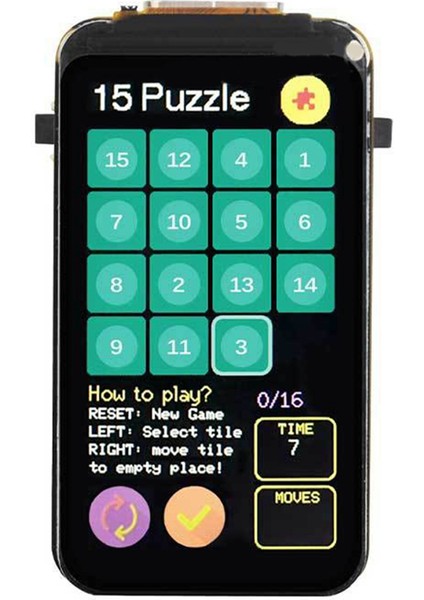 ESP32 C6 1.47 Inç Ekran Geliştirme Kartı 172X320 Rgb Işıkla (Yurt Dışından)
