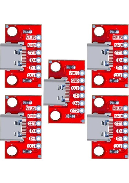 5 Adet/grup USB Type-C Breakout Kartı Seri Temel Breakout (Yurt Dışından)
