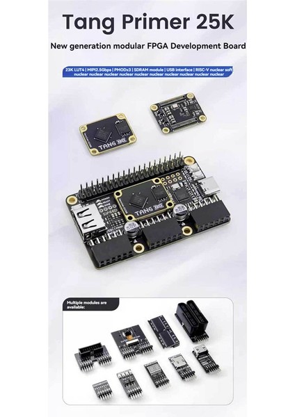 Tang Primer 25K Fpga Geliştirme Kartı 23K Lut4 Pmod Çekirdek (Yurt Dışından)