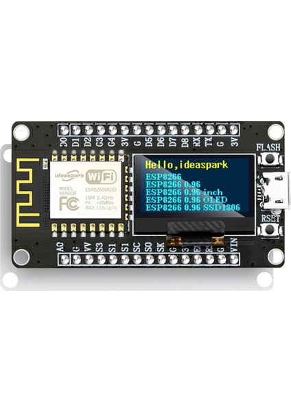 Micropython Için 0.96IN Ekranlı Nodemcu ESP8266 Geliştirme Kartı (Yurt Dışından)