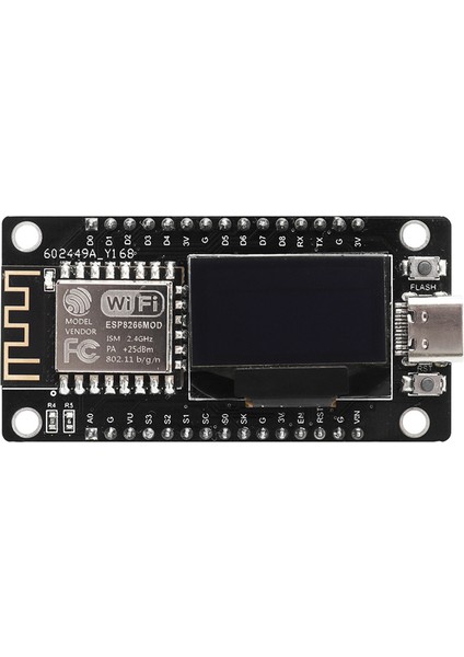 Micropython Için 0.96IN Ekranlı Nodemcu ESP8266 Geliştirme Kartı (Yurt Dışından)
