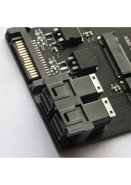 2 Port SFF-8643 U.2 - Nvme M.2 Ngff SSD Dönüştürücü Kart Adaptörü (Yurt Dışından)