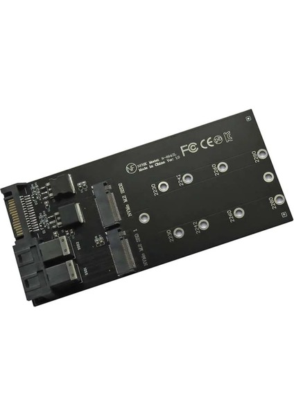 2 Port SFF-8643 U.2 - Nvme M.2 Ngff SSD Dönüştürücü Kart Adaptörü (Yurt Dışından)