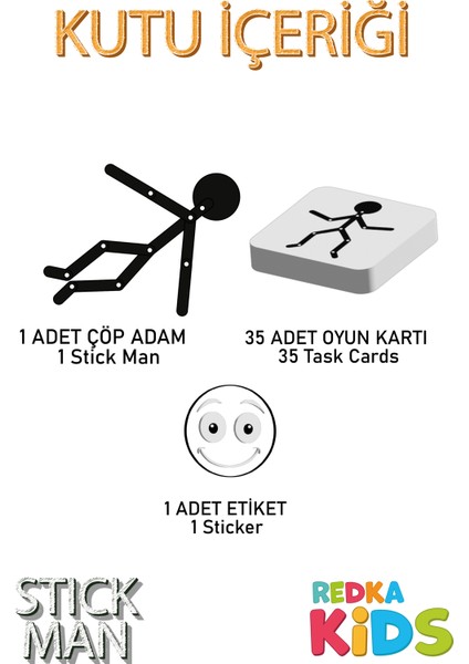 Stick Man Çocuklar Için Eğitici Aktivite Oyuncağı Bionic Man Oyuncağı