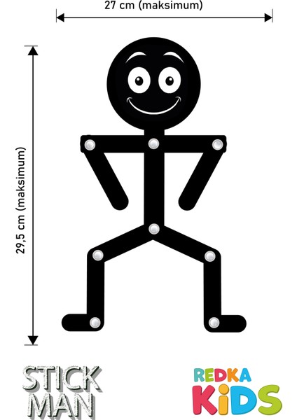 Stick Man Çocuklar Için Eğitici Aktivite Oyuncağı Bionic Man Oyuncağı