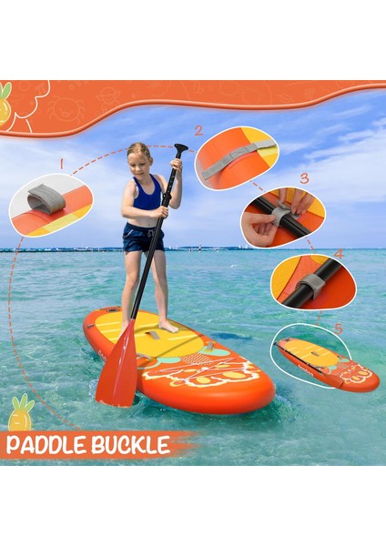 Paddleboard 240 x 76 x 15 cm Çocuk Sörf Tahtası Seasee Fullset