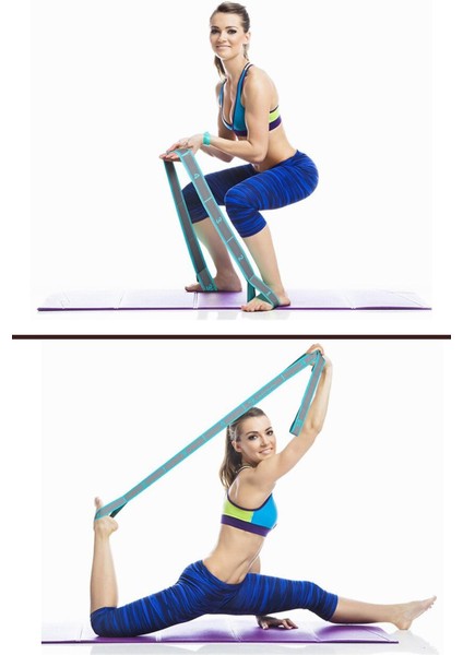 8 Farklı Seviyeli Direnç Bandı Spor Egzersiz Aerobik Pilates Squat Lastiği Fitness Yoga fırsatları