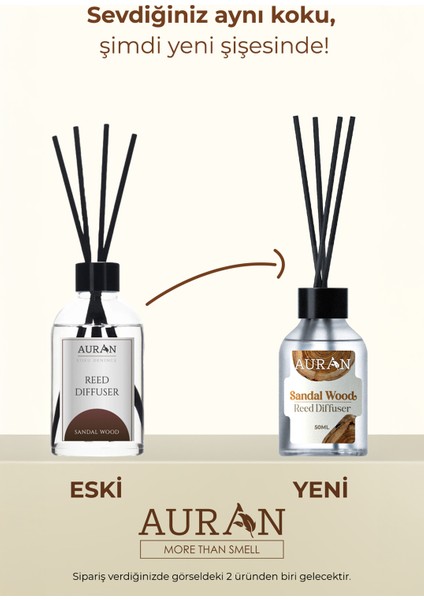 Sandal Ağacı Çubuklu Oda Kokusu Bambu Kokusu Sandal Wood Reed Diffuser 50ml fiyatları