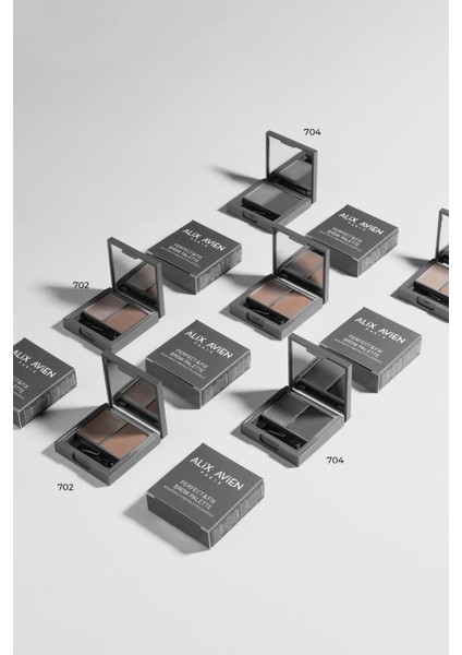 Şekillendirici, Belirginleştirici Koyu Kahve Kaş Sabitleme Farı-Perfect Fix Brow Palette 703 Brown