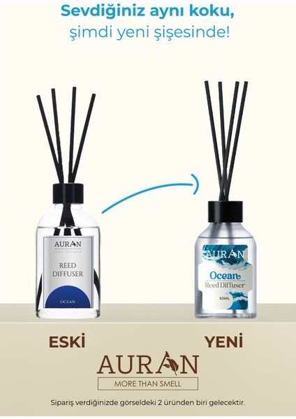 Okyanus Çubuklu Oda Kokusu Bambu Kokusu Ocean Reed Diffuser 50ml
