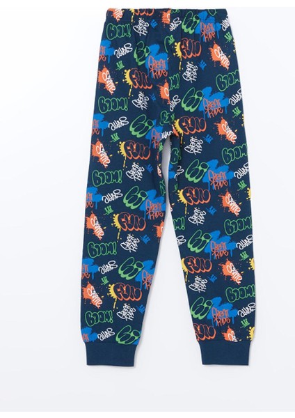 Lcw Kids Bisiklet Yaka Dinozor Baskılı Erkek Çocuk Pijama Takımı fırsatları