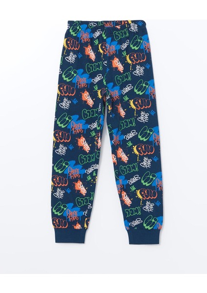 Lcw Kids Bisiklet Yaka Dinozor Baskılı Erkek Çocuk Pijama Takımı indirimleri