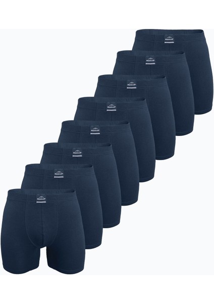 Erkek Füme 8 Li Premium Collection Modal Uzun Boxer 8M250