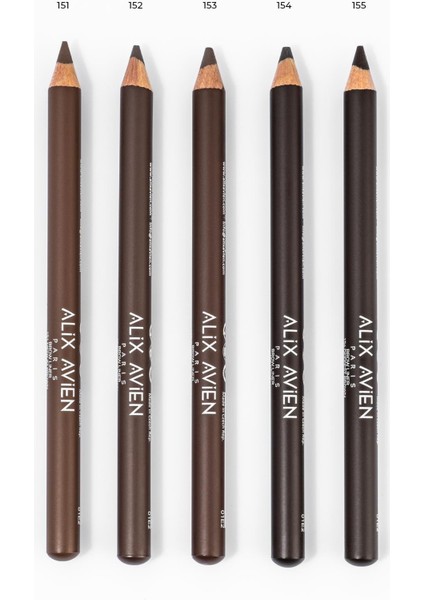 Uzun Süre Kalıcı, Belirginleştirici Şekillendirici Kahve Kaş Kalemi - Brow Liner 155 Onyx