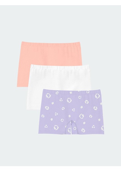 Lcw Kids Baskılı Kız Çocuk Boxer 3'lü