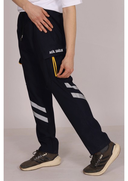 Lacivert Likralı 112 Acil Sağlık Pantolonu Unisex fiyatları