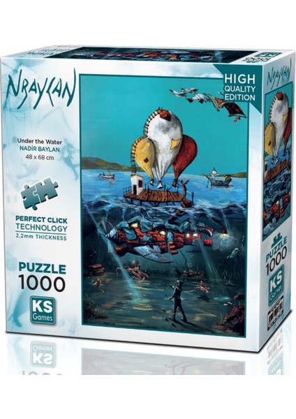 Games Under The Water Puzzle 1000 Parça 20709