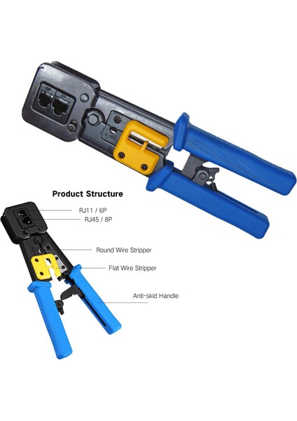 Sıkma Pensesi Ez RJ11 RJ45