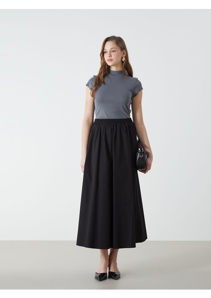 Lcw Modest Beli Lastikli Kadın Kloş Etek