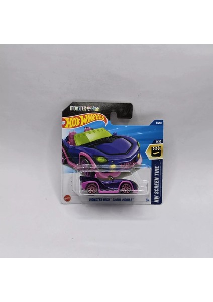 2025 Tekli Araba Monster High Ghoul Mobile Hw Screen Time