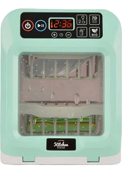 Dokunmatik Ekranlı ve Sesli Oyuncak Bulaşık Makinesi