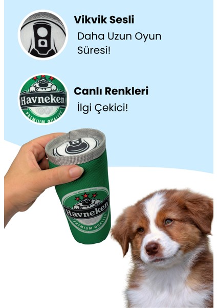 Köpek Oyuncağı Peluş Kutu Içecek Vikvik Sesli Köpek Aktivite Oyuncağı