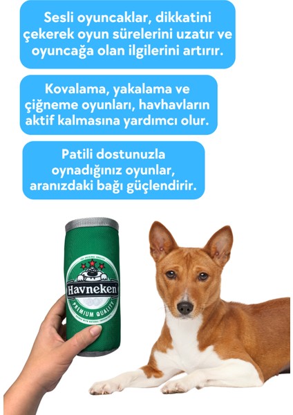 Köpek Oyuncağı Peluş Kutu Içecek Vikvik Sesli Köpek Aktivite Oyuncağı