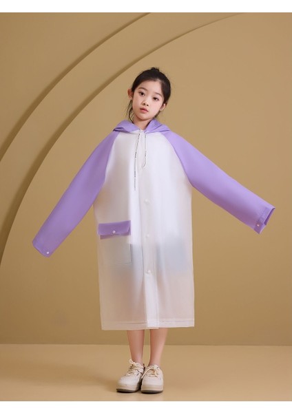 Kendi Desenini Yarat! Çanta Bölmeli Su Geçirmez Çocuk Yağmurluk fiyatları